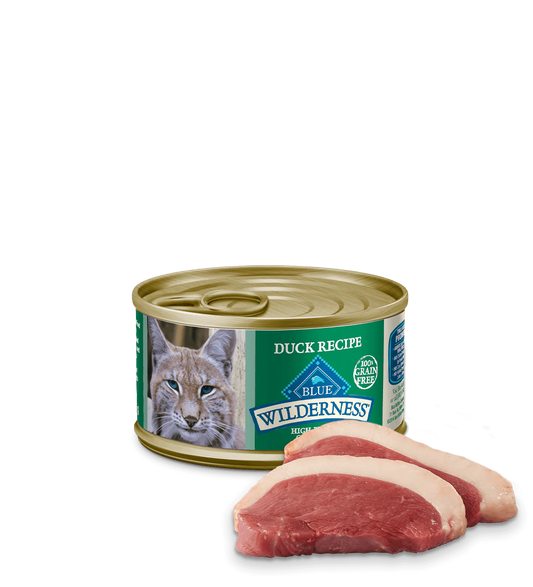 Blue Buffalo Wilderness Adult Duck Entree Wet Cat Can (3oz) - main product image