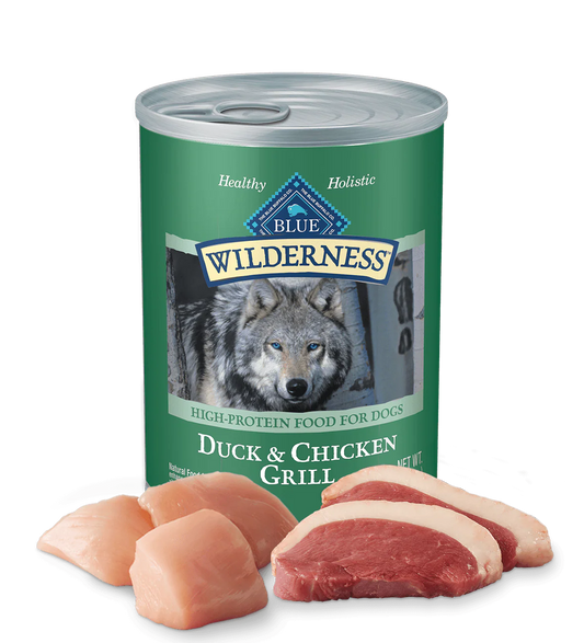 Blue Buffalo Wilderness Duck Chicken Grill Wet Dog Can 12 - main product image