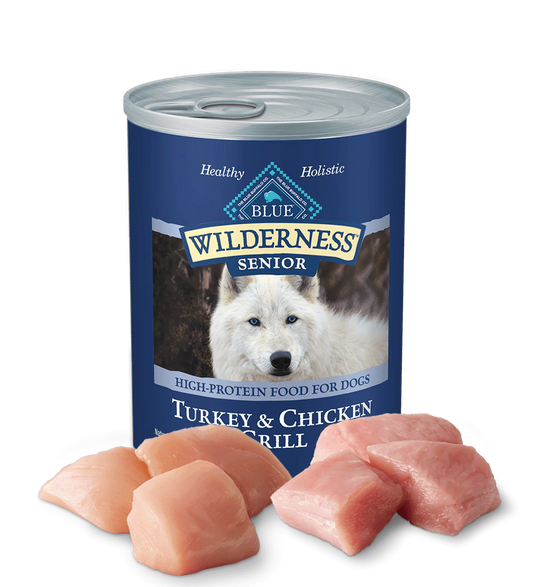 Blue Buffalo Wilderness Senior Dog Turkey And Chicken Grill - main product image