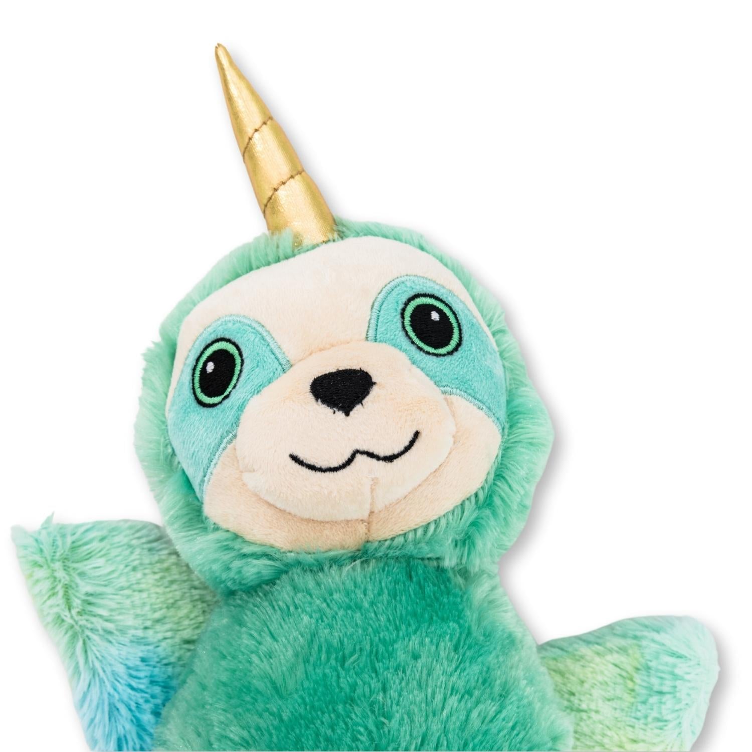 Dog Treats Mystical Mint Winged Sloth Plush Toy with Essenti - size and texture image for dog treats