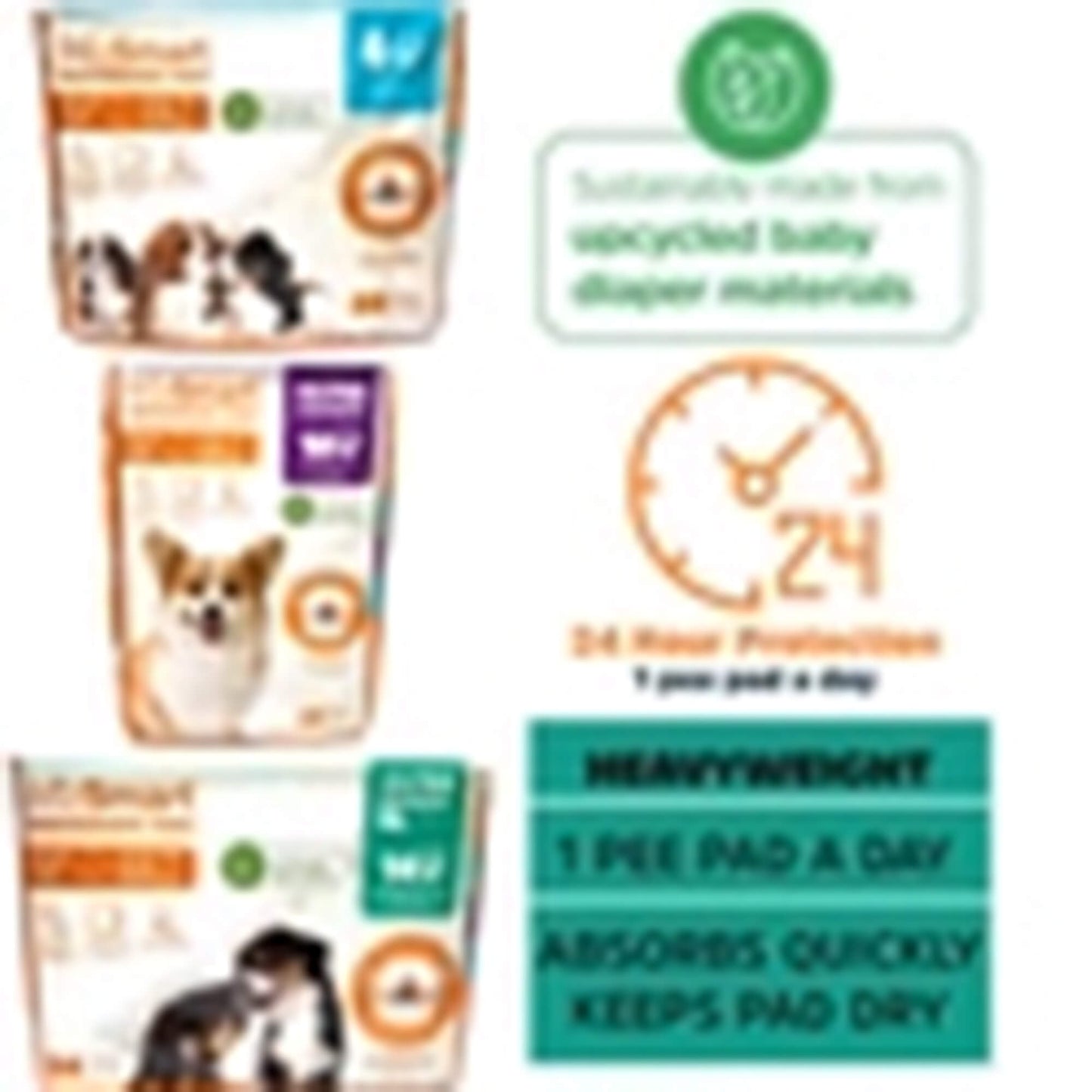 Wizsmart Heavyweight Ultra Absorbent Pads For Dogs Dog Pet - gallery image 7