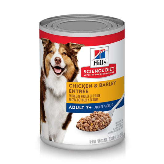 Science Diet Adult 7 Chicken Barley Entree 13Oz Wet Dog Food - main product image