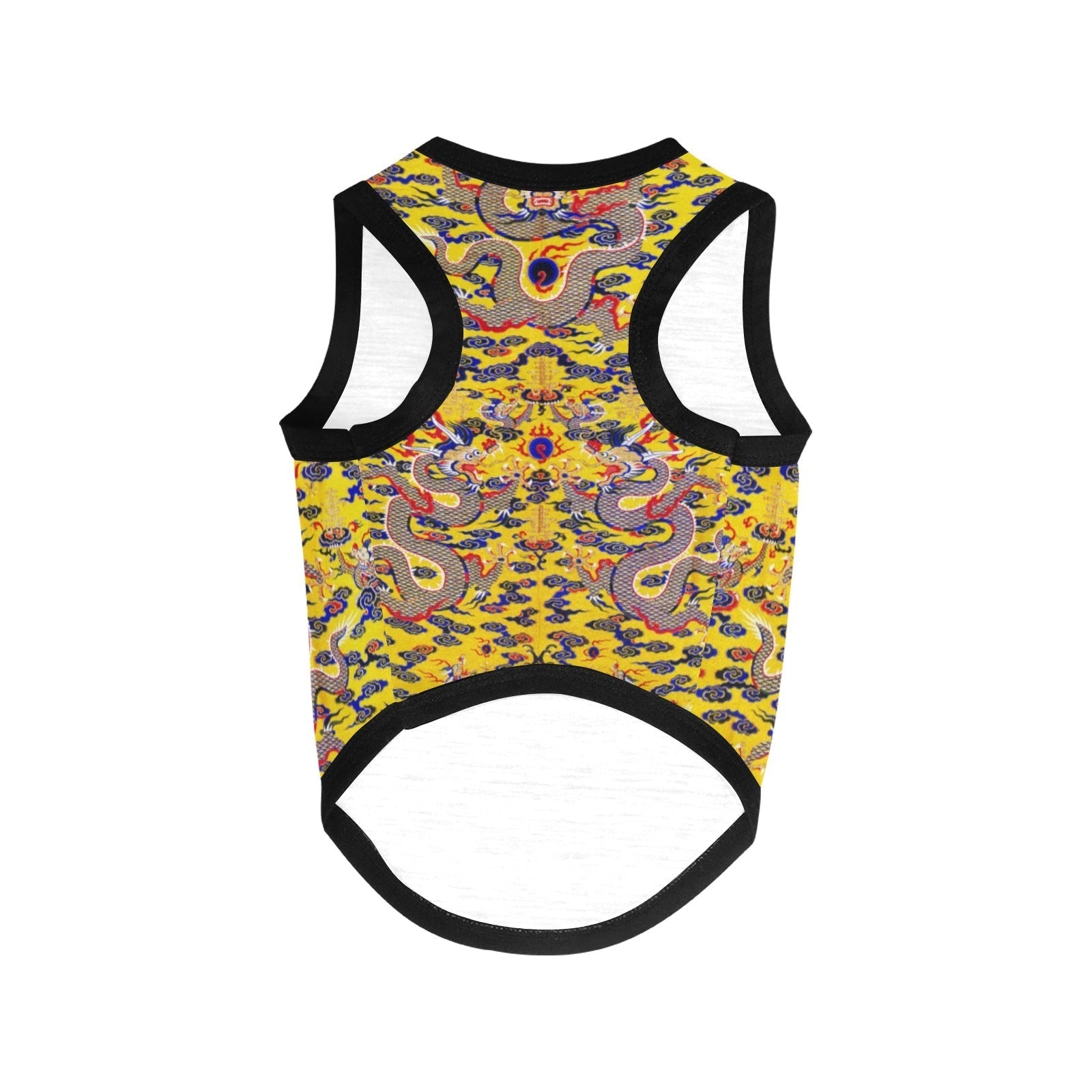 Pet Supply Yellow Imperial Dragon Tank Top for Daily Use - lifestyle product image for pet supply