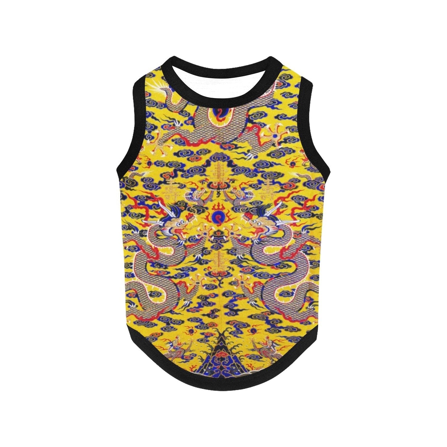 Pet Supply Yellow Imperial Dragon Tank Top for Daily Use - main product image for pet supply