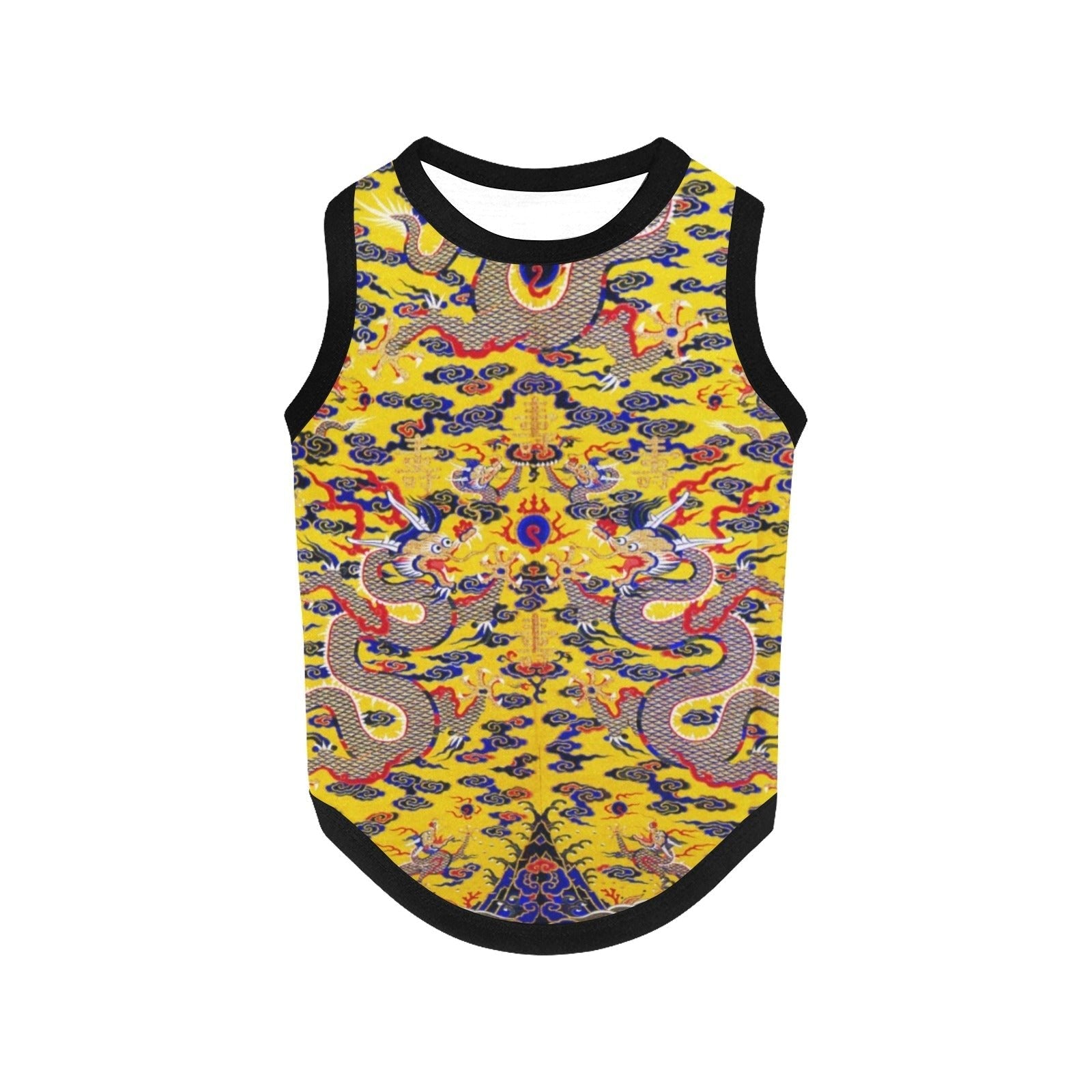 Pet Supply Yellow Imperial Dragon Tank Top for Daily Use - main product image for pet supply
