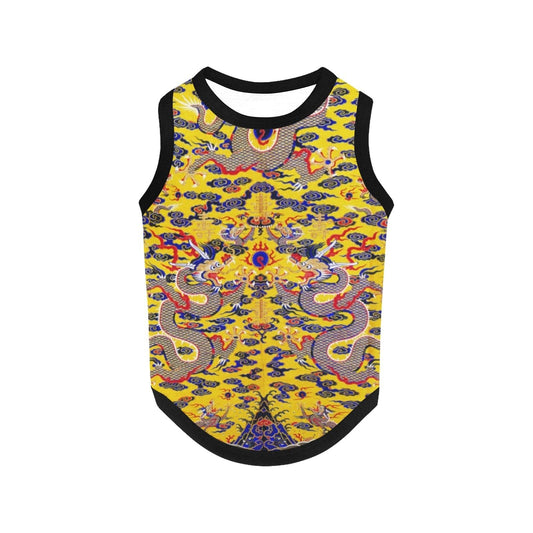 Pet Supply Yellow Imperial Dragon Tank Top for Daily Use - main product image for pet supply